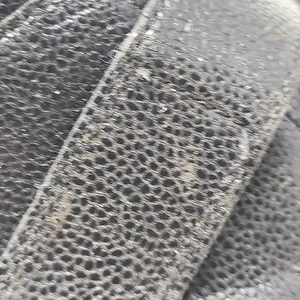 EILEEN FISHER Zola Black Pebbled Leather Platform Wedge Oxford Women's 9 - Picture 13 of 13